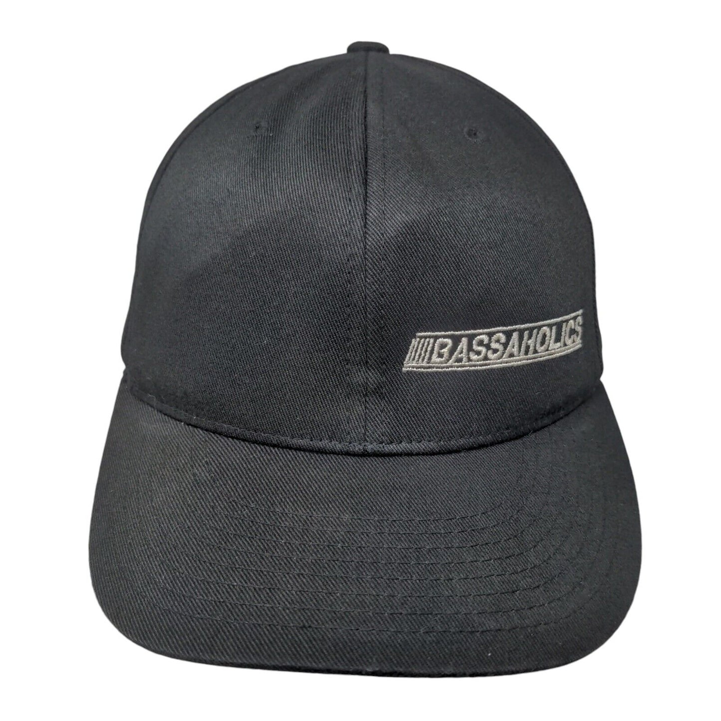Bassaholics Addicted Fitted Hat Black Small-Medium Embroidered Yupoong