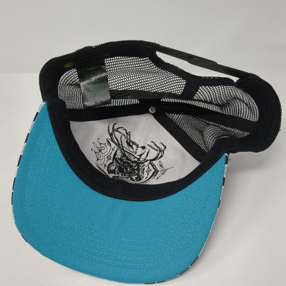 John Deere Snapback Trucker Hat Multicolor OS Adjustable Embroidered Mesh Back