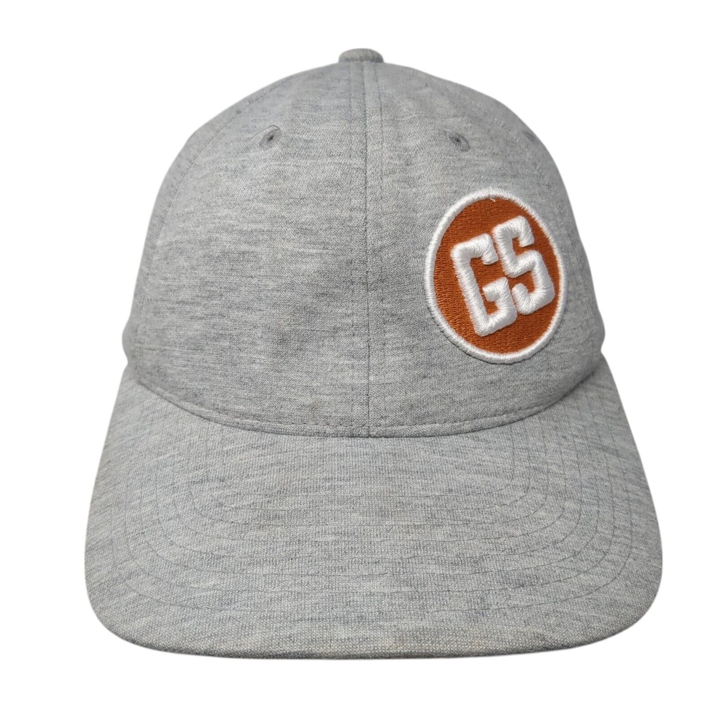 GS The Grower Station Fitted Hat Gray L/XL Embroidered 6 Panel Flexfit Yupoong