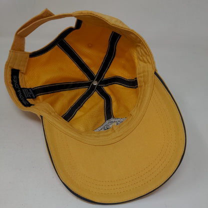 Gold Band Oysters Strapback Hat Orange OSFA Embroidered Devon & Jones