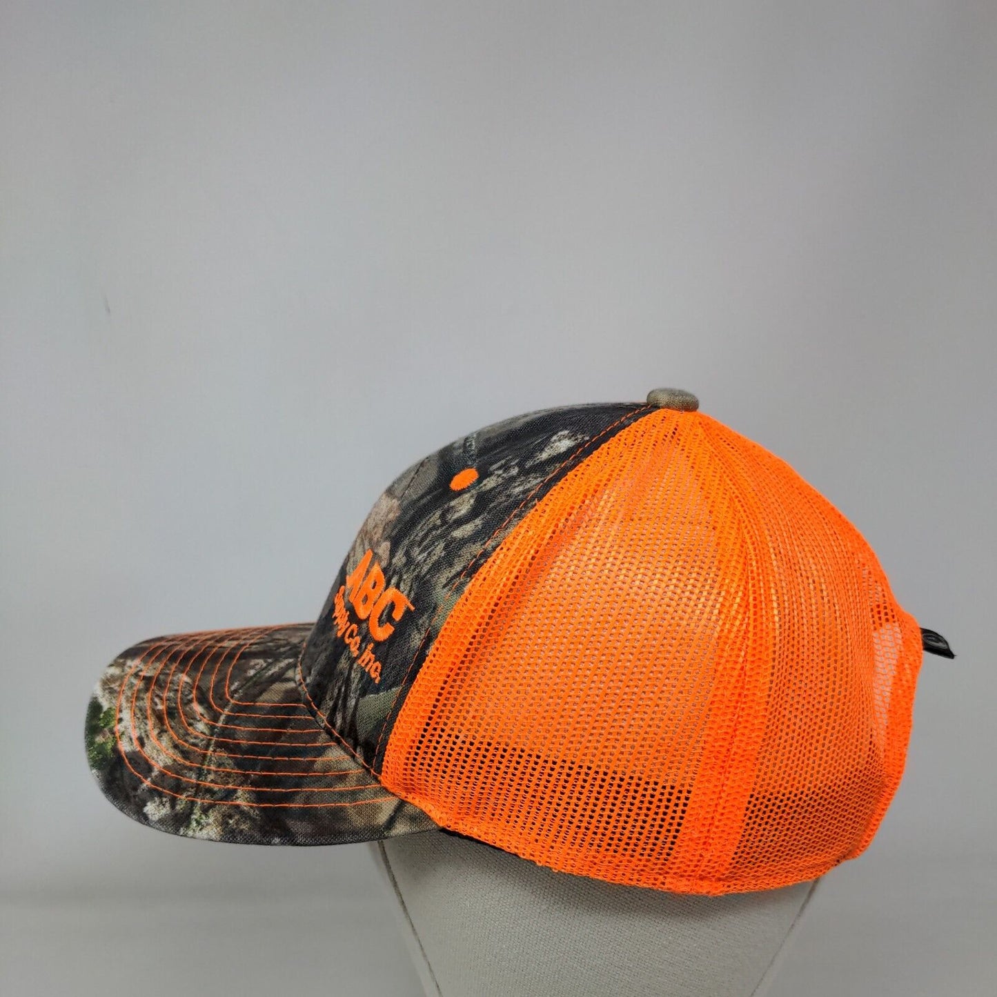 ABC Supply Co. Inc. Strapback Mesh Back Trucker Hat Camo OSFM Outdoor Cap
