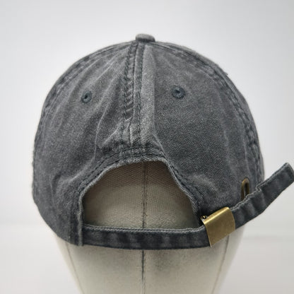 Outer Banks Authentic Baseball Cap Gray OSFM 100% Cotton Slideback NC Hat Logo