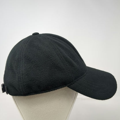 Duluth Trading Co Baseball Cap Black M/L Fleece Slideback Logo Hat