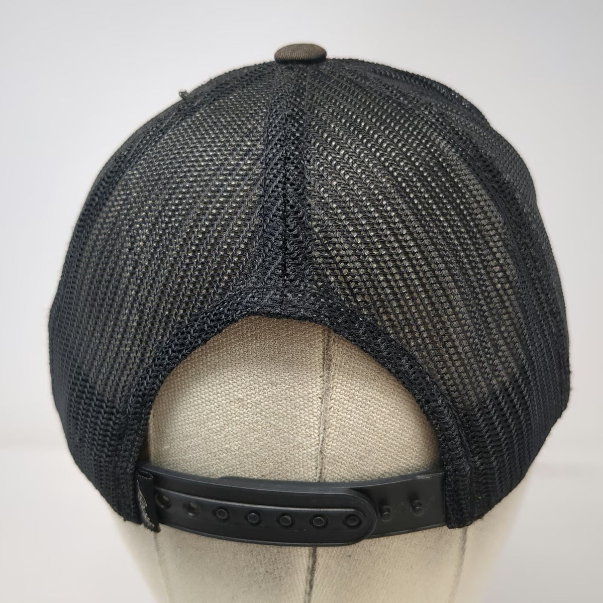 Hooey Trucker Hat Black One Size Geometric Aztec Logo Patch Mesh Back Snapback
