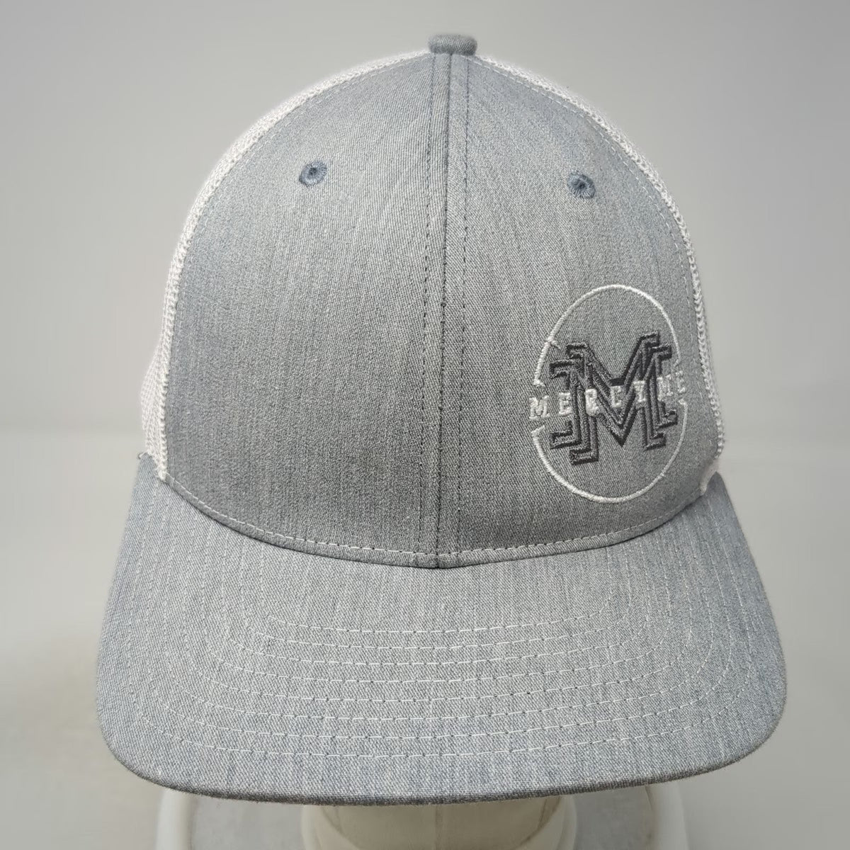 Richardson Trucker Hat Gray White One Size Mesh Snapback MercyMe Band Music 112