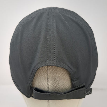 Adidas Baseball Cap Gray One Size Aeroready Performance Mesh Strapback Hat
