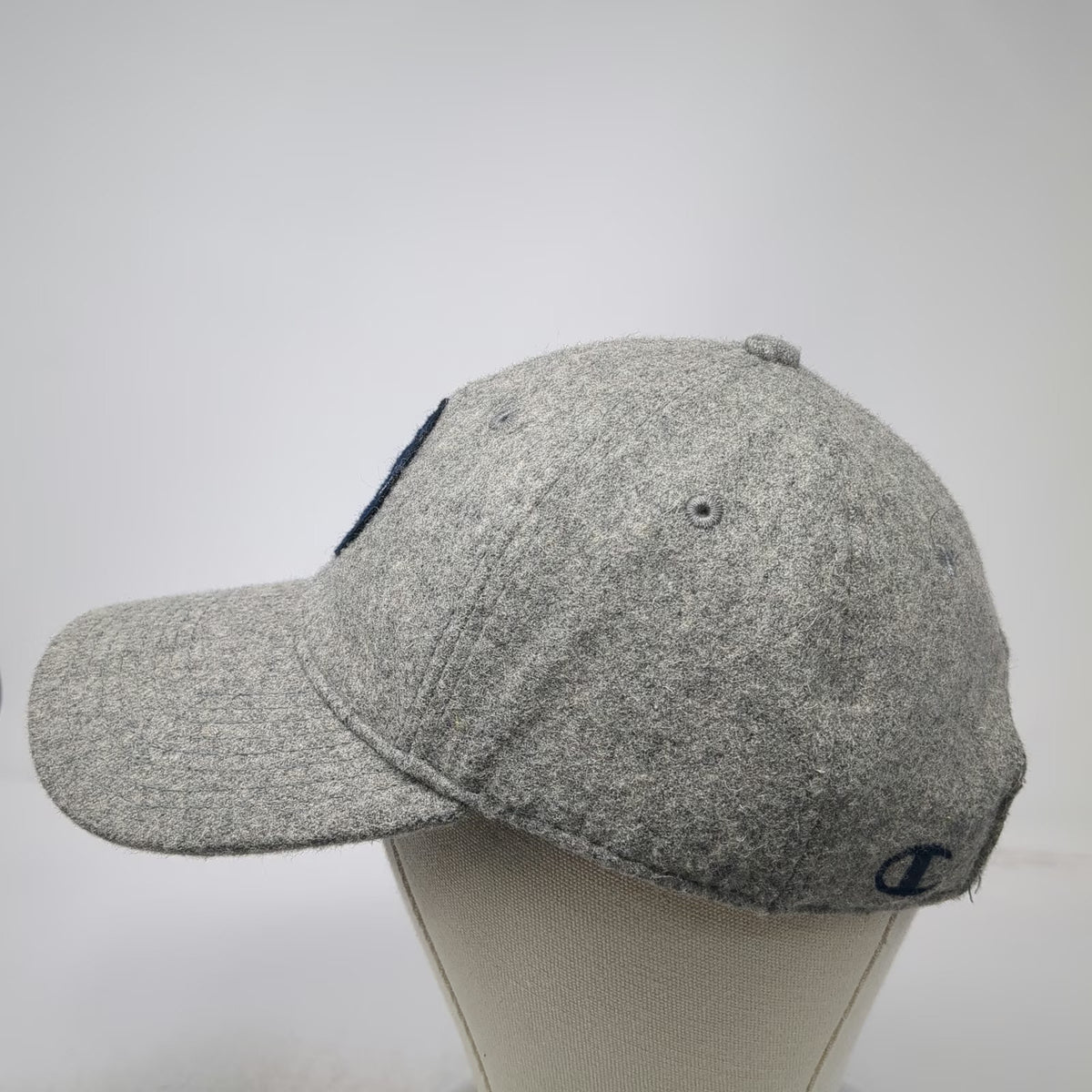 Champion Baseball Cap Gray One Size Yellowstone Montana Wool Strapback Hat