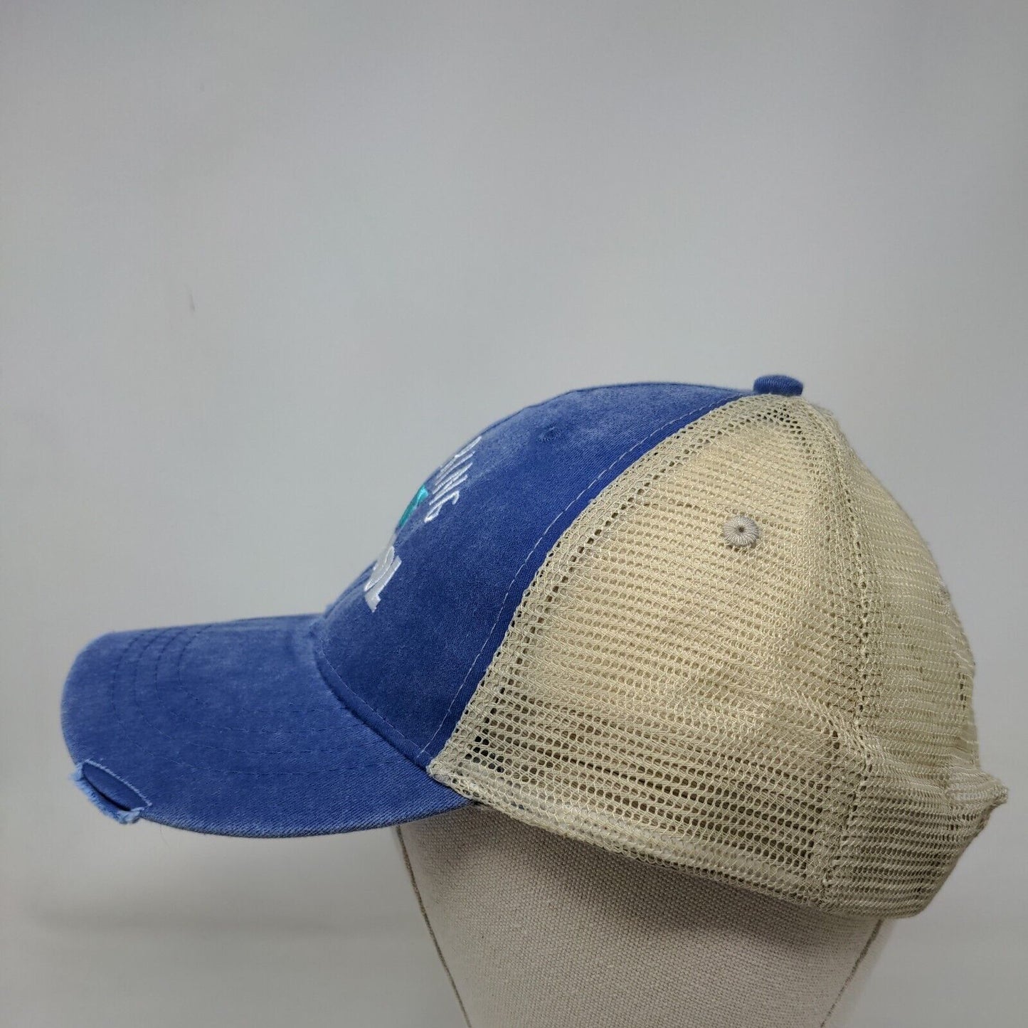I'll Bring The Alcohol Trucker Hat Multicolor One Size Mesh Back Distressed