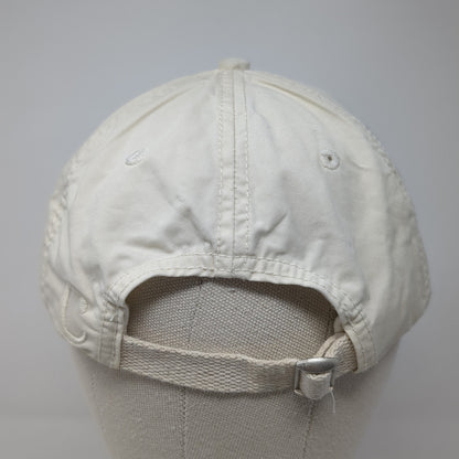 Camille Hind Golf Baseball Cap Beige One Size Adjustable Embroidered 6 Panel