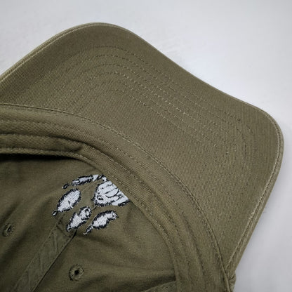 Black Dog Magazine Baseball Cap Green One Size Paw Print American Flag Hat
