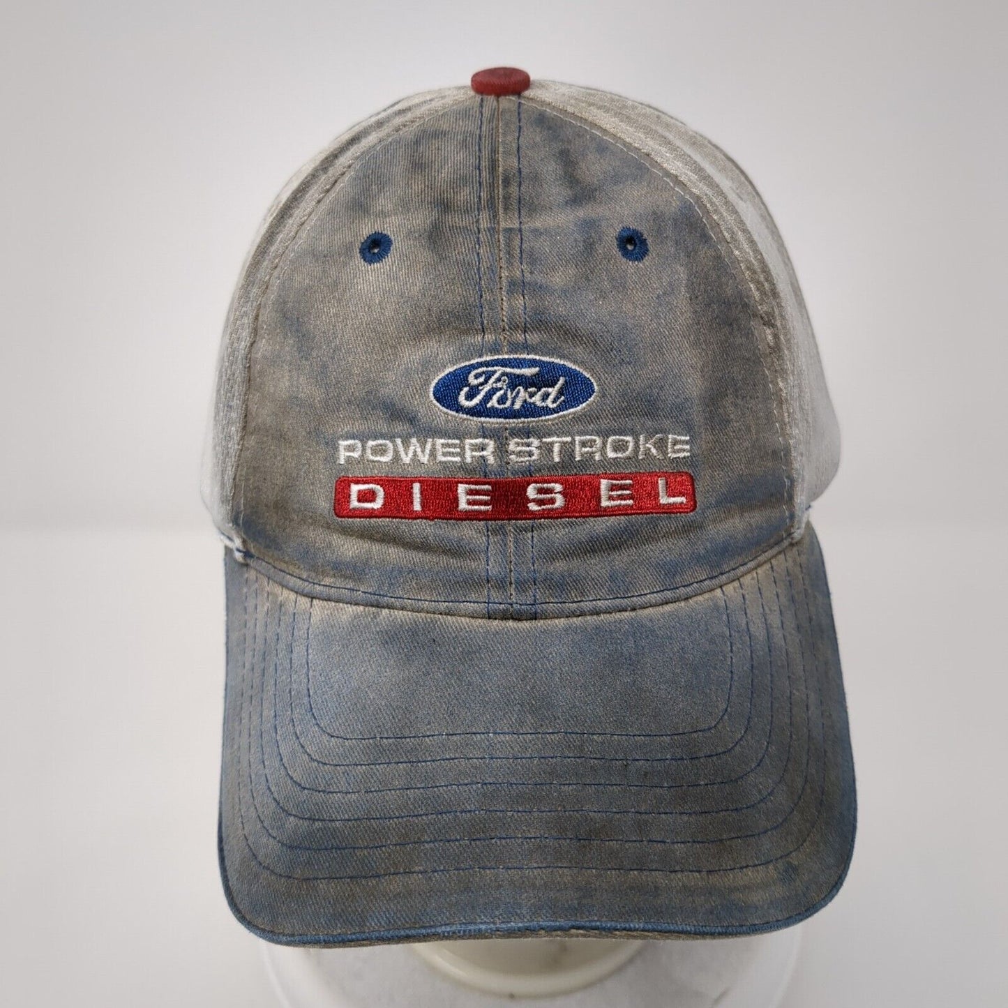 Ford Power Stroke Diesel Snapback Hat Blue One Size Adjustable Embroidered