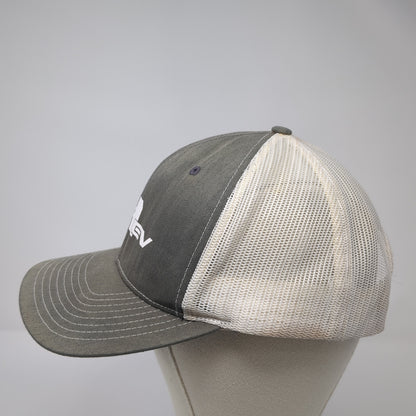 Hummer EV Snapback Trucker Hat Gray One Size Mesh Back Richardson