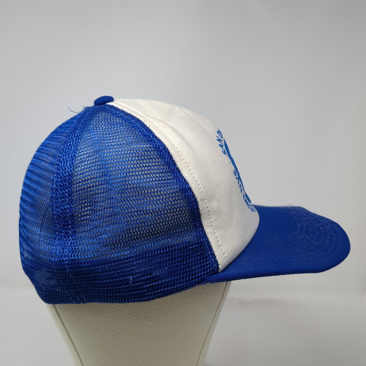 San Diego Zoo Wild Animal Park Blue OS Trucker Hat Snapback Mesh USA Vintage