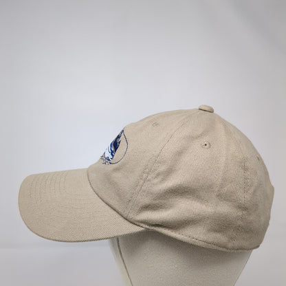Trout Fish Strapback Hat Tan One Size Adjustable Embroidered 6 Panel Cobra