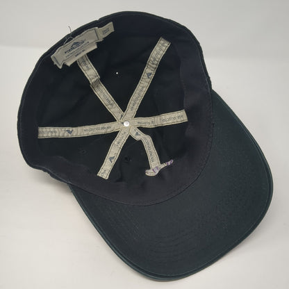 CI Soccer Fitted Baseball Cap Black XL Lightweight Pacific Headwear Vintage