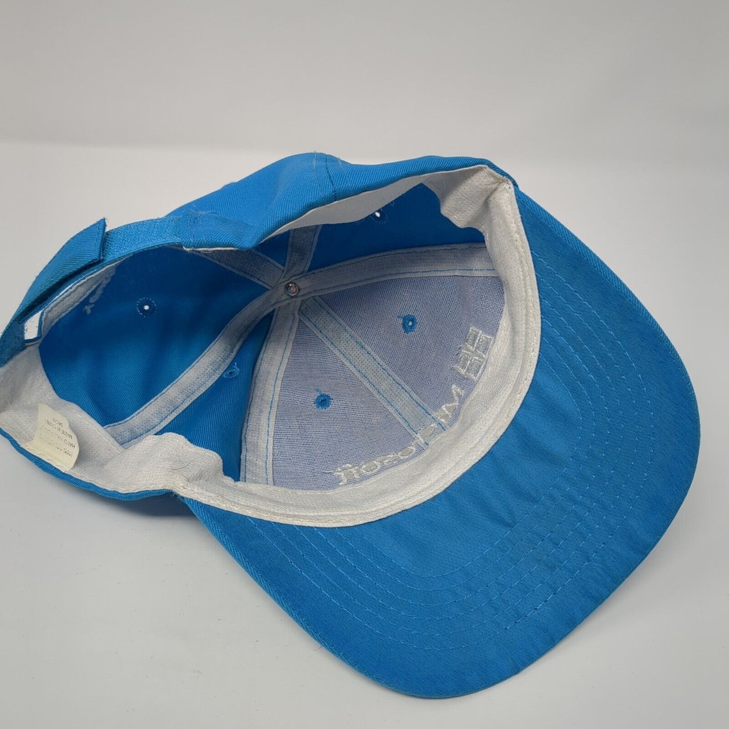 Microsoft Strapback Hat Blue 54cm Adjustable YouthSpark Camper 6 Panel