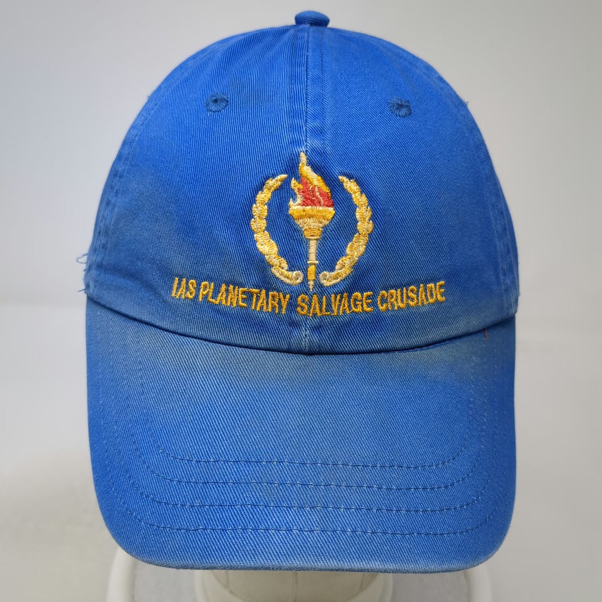 HYP Baseball Cap Blue One Size IAS Planetary Salvage Crusade Torch Hat Strapback