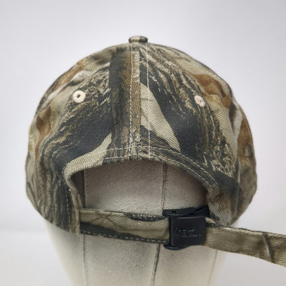 Kati Baseball Cap Brown Camo One Size John Zink American Flag Trim Strapback Hat