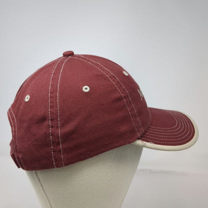 Port Authority Red Baseball Cap OSFM Arrowhead Potato Company Logo Hat Cotton