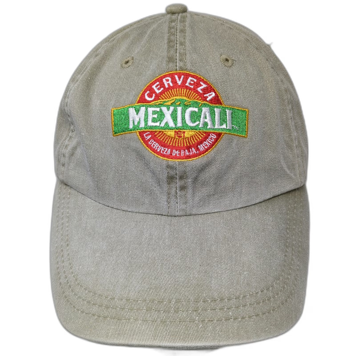 Art Headwear Cerveza Mexicali Beige One Size Baseball Cap Cotton Hat Slideback