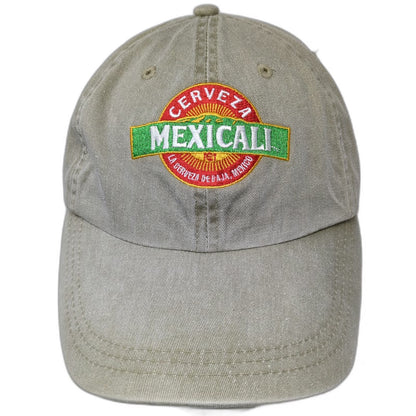 Art Headwear Cerveza Mexicali Beige One Size Baseball Cap Cotton Hat Slideback