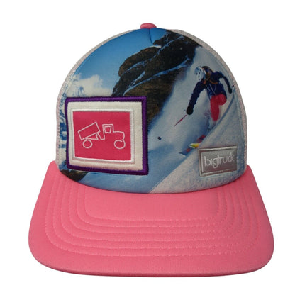 Big Truck Snapback Trucker Hat Multicolor 54cm Adjustable Embroidered Mesh Back