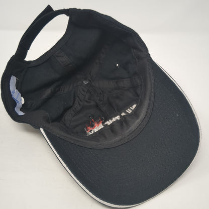 Rule The Day Strapback Hat Black One Size Adjustable Port & Company