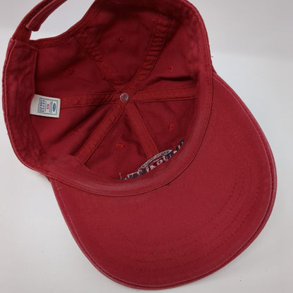 Old Navy 94 Strapback Hat Red S/M Adjustable Embroidered 6 Panel
