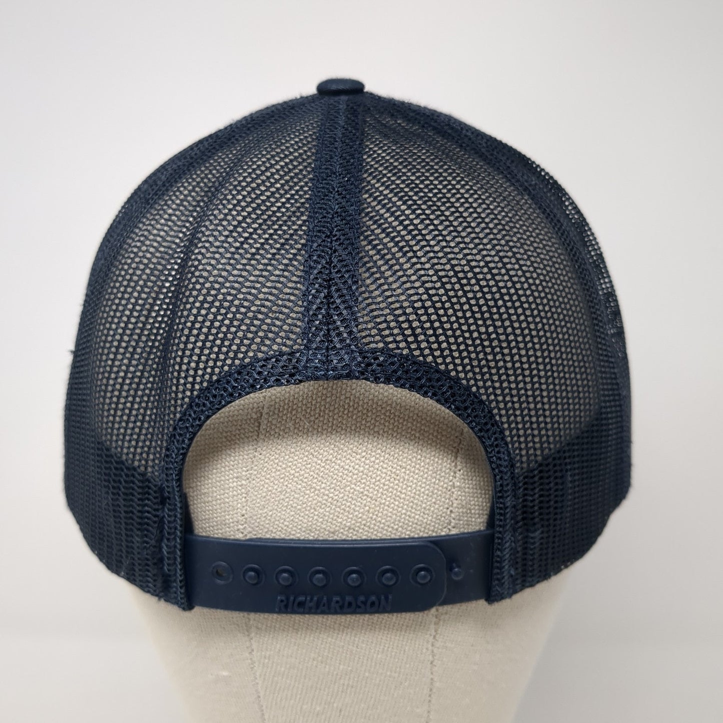 Millenkamp Snapback Trucker Hat Blue One Size Adjustable Mesh Back Richardson