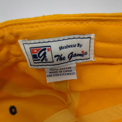 West Virginia Mountaineers NCAA The Game Cap Hat Yellow Blue One Size Slideback