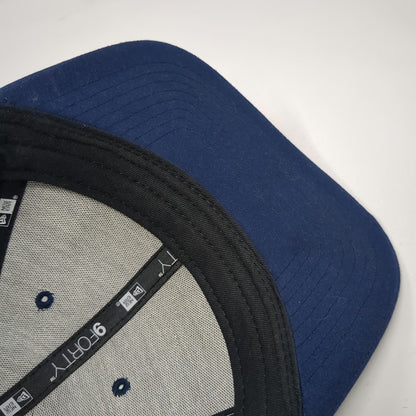 New Era Snapback Blue White Yellow Hat One Size Husqvarna Motorcycles 9FORTY