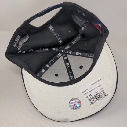 New York Yankees Snapback Hat Black Blue OSFM Embroidered MLB New Era 9Fifty