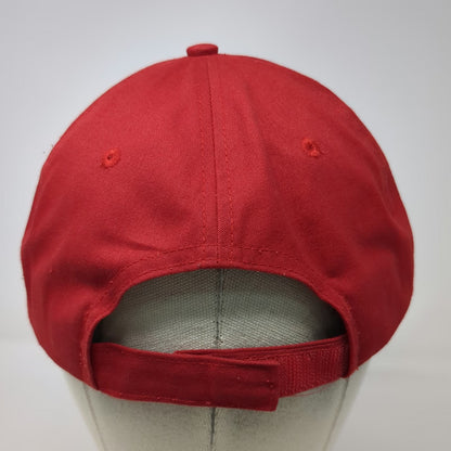 OC Sports Los Angeles Angels Baseball Cap Red One Size Strapback MLB Logo Hat