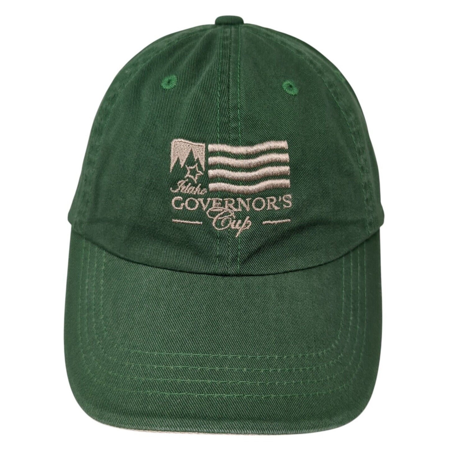 Idaho Governor's Cup Strapback Hat Green One Size Solid Port Authority