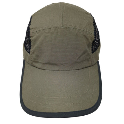 Unbranded Strapback 5 Panel Cap Green One Size Adjustable Breathable Blank