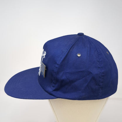 Marillion Trucker Blue Band Snapback Hat Metal Pin Embroidery Graphic Vintage