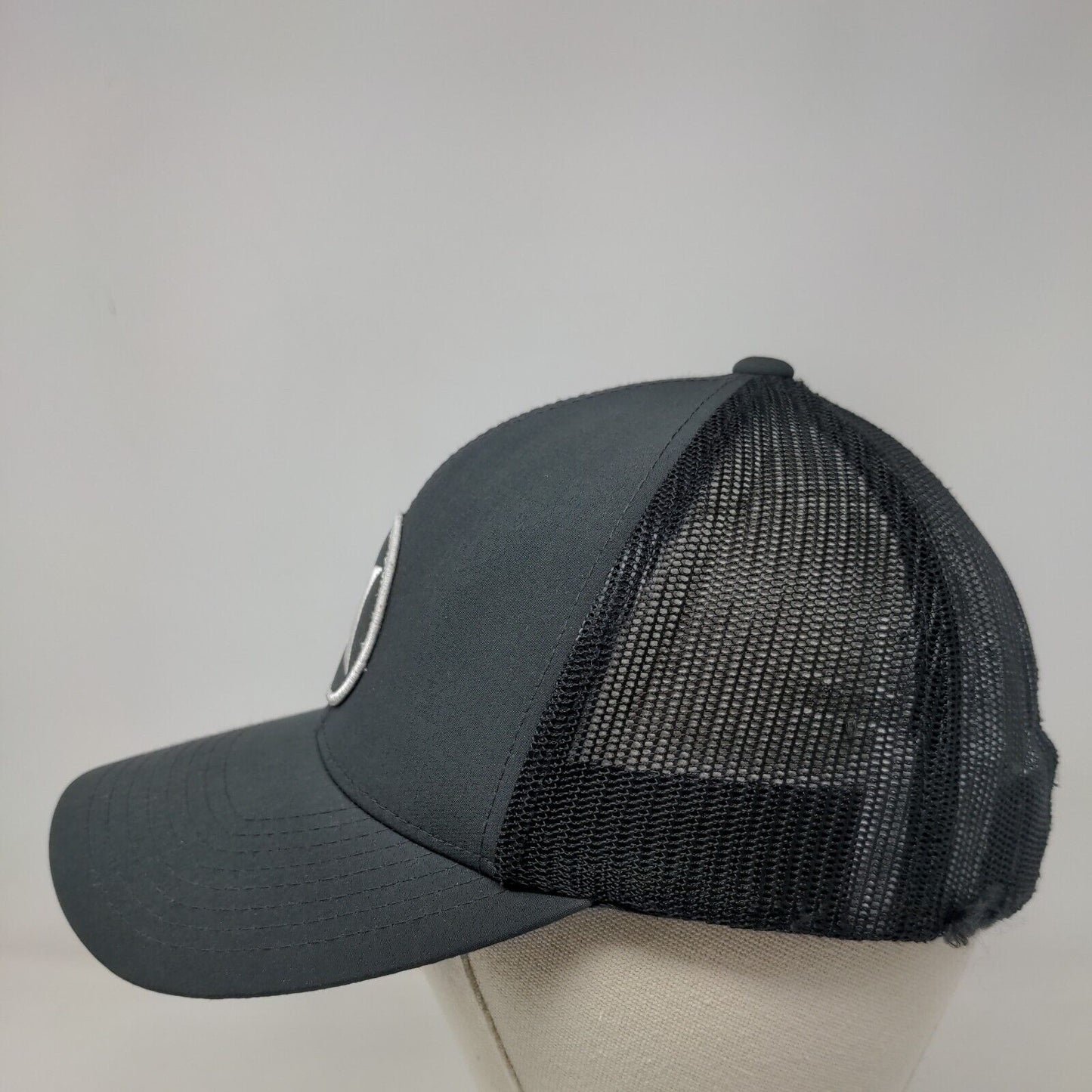 Hurley Patch Snapback Mesh Back Trucker Hat Gray One Size Yupoong