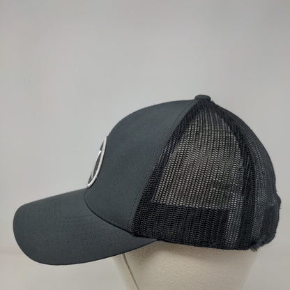 Hurley Patch Snapback Mesh Back Trucker Hat Gray One Size Yupoong
