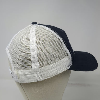 Cap America Trucker Hat Blue White One Size TrueNorth Steel Snapback Mesh Back