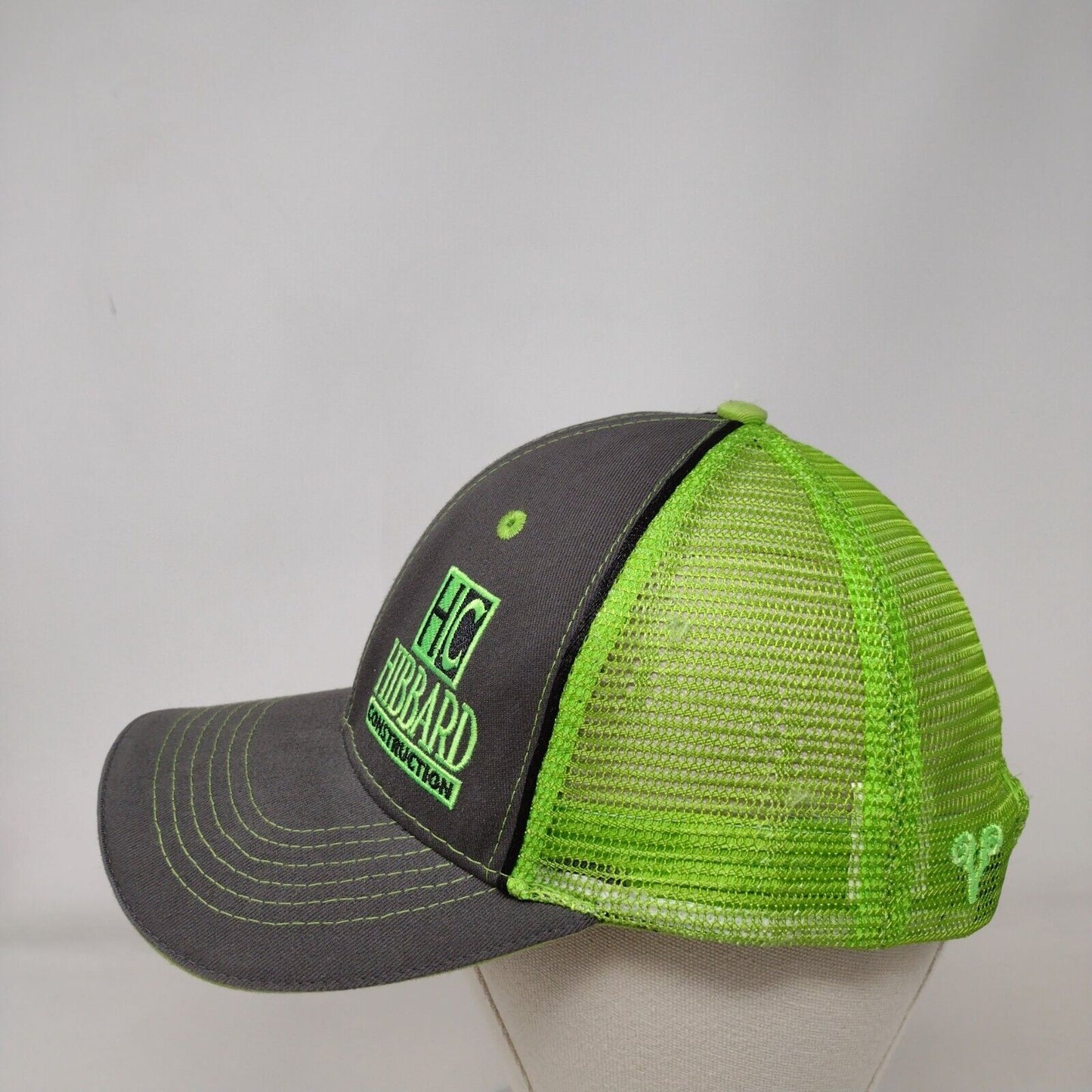 HC Hibbard Construction Strapback Trucker Hat Multi OSFA Mesh Back
