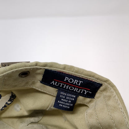 Wish You Were Hair Slideback Hat Tan One Size Adjustable Port Authority Cotton