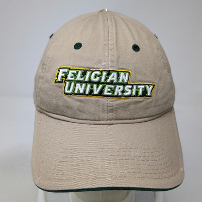 The Game Felician University Baseball Cap Brown One Size Cotton Strapback Hat
