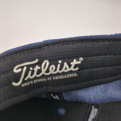 Titleist Snapback Golf Hat Blue One Size Adjustable Embroidered 6 Panel