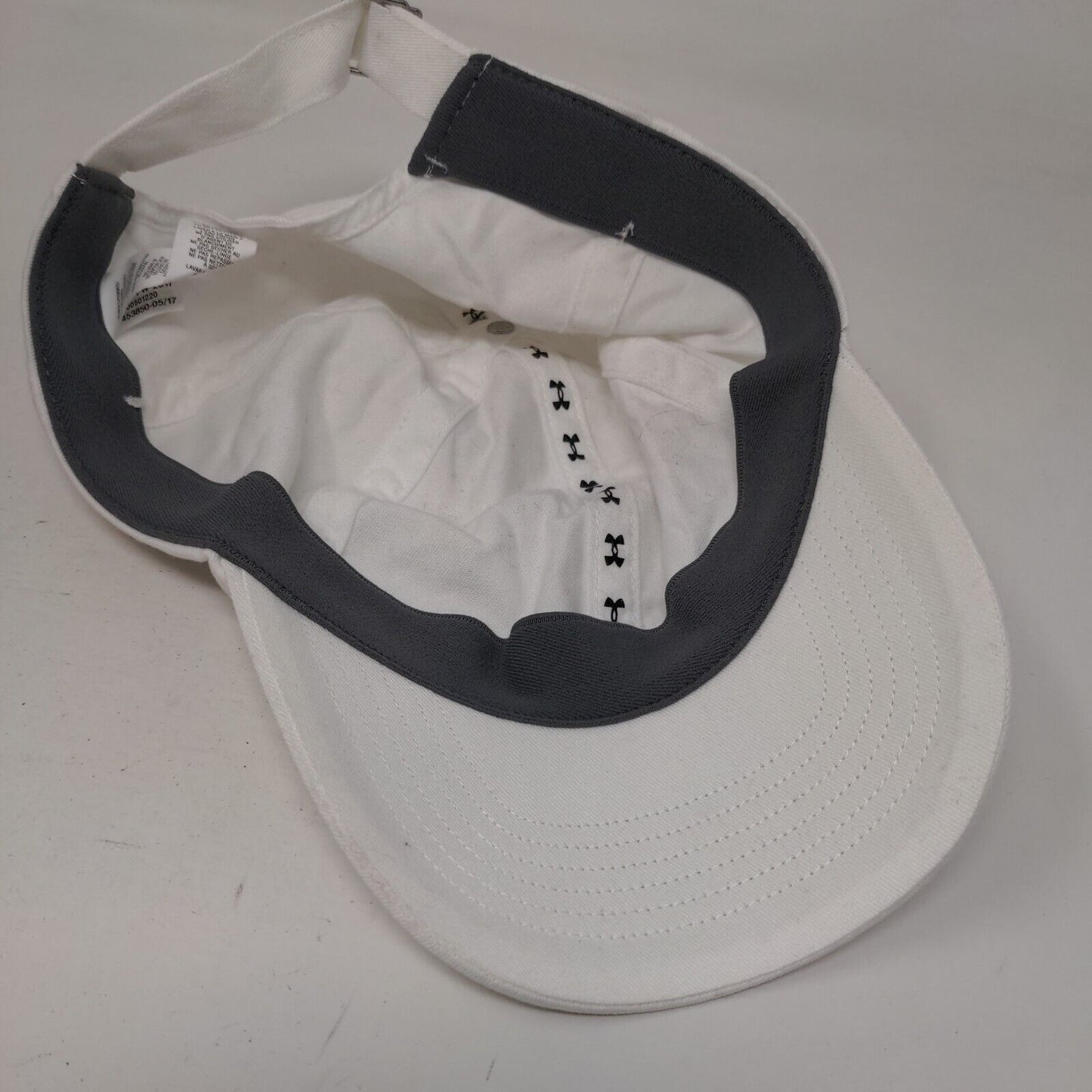 Under Armour Women's Slideback Hat White OSFA Solid Embroidered Logo