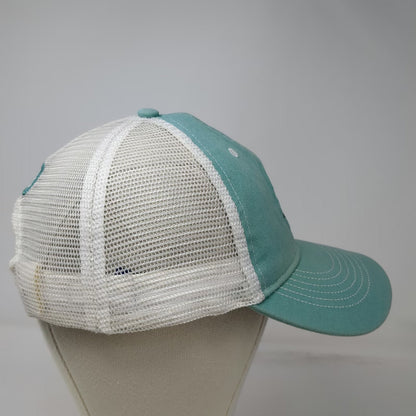 BIG HED Trucker Hat Blue White One Size Mesh Snapback Anchor Coastal Soul