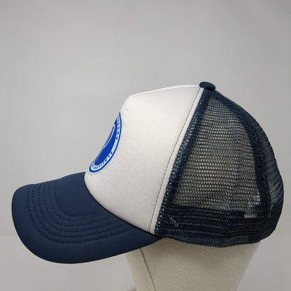 Python Institute Program Your Future Snapback Trucker Hat Blue OS Mesh Back