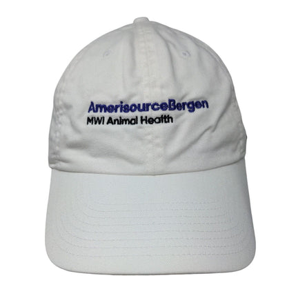 AmerisourceBergen Slideback Hat White OSFM MWI Animal Health Nike Heritage86