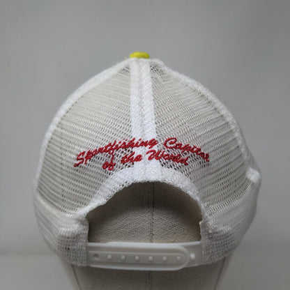 World Wide Sportsman Fish Snapback Mesh Back Trucker Hat Yellow One Size