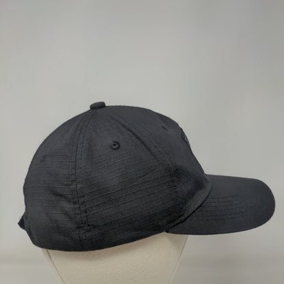 American Flag Patch Strapback Hat Black One Size Black Eagle By Ace Cap
