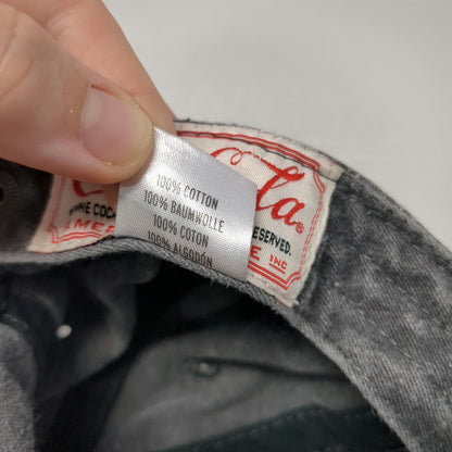 American Needle Baseball Cap Gray One Size Coke Coca-Cola Slideback Cotton Hat
